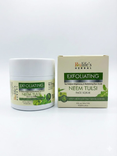 Rulife herbal NEEM TULSI FACE SCRUB